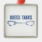 Hueco Tanks Climbing Quickziehen Ornament Aus Metall (Vorne)