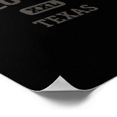 Hueco Tanks Uni Style Rock Klettergebiet Design Poster (Ecke)