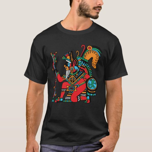 Huehuecoyotl - Das alte Coyote - ein Trickster T-Shirt (Vorderseite)