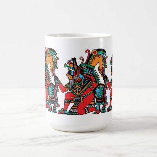 Huehuecoyotl - Das alte Coyote - ein Trickster Verwandlungstasse (Zentrum)