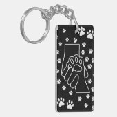 huellas familiares schlüsselanhänger (Vorderseite links)