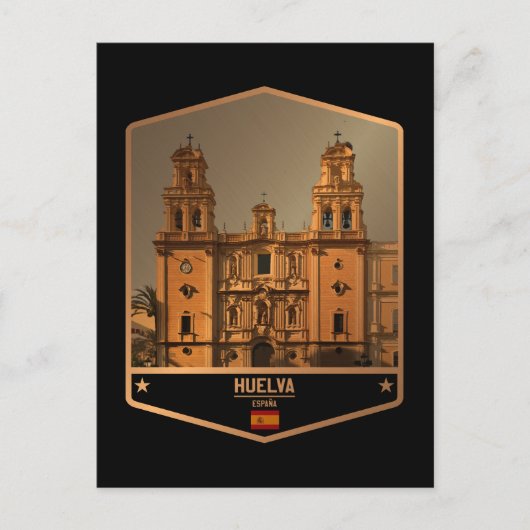 Huelva Postkarte (Vorderseite)