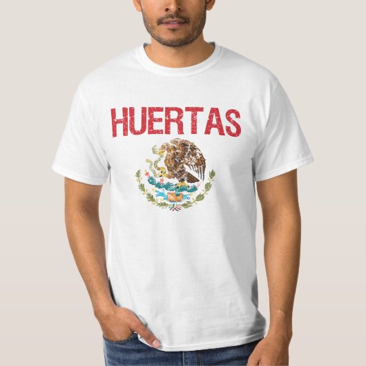Huertas Familienname T-Shirt (Vorderseite)