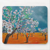 Huerto de Almendros Gemälde von Alfred Fox Mousepad (Vorne)