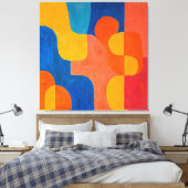 Hues aus dem Mittelalter Leinwanddruck (Insitu (Schlafzimmer))