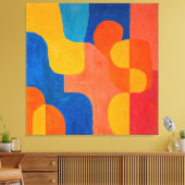 Hues aus dem Mittelalter Leinwanddruck (Insitu (Wohnzimmer))