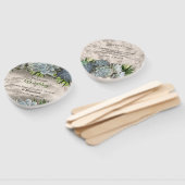 Hues der blassen Blues Fächer (Non-assembled)