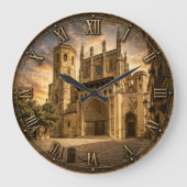 Huesca Cathedral Gothic Architecture  Große Wanduhr (Vorderseite)