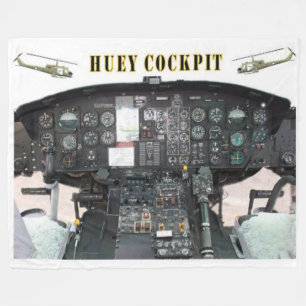 HUEY COCKPIT FLEECEDECKE