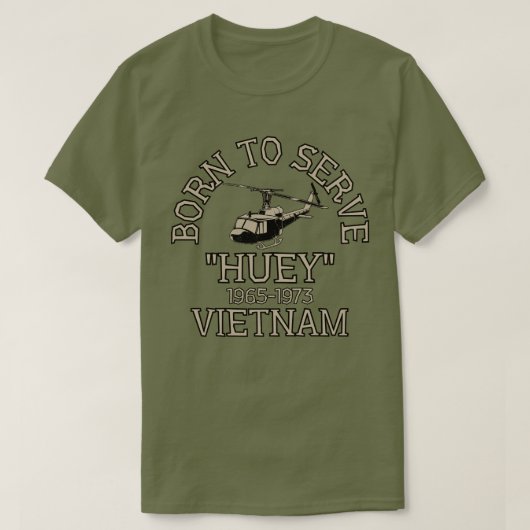 Huey Helicopter Vietnam T-Shirt (Design vorne)