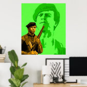 Huey P. Newton Poster (Heimbüro)