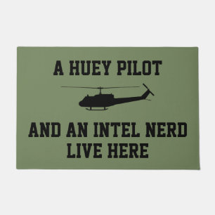 Huey Pilot und ein Intel Nerd live hier Fußmatte