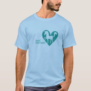 Huf-herziges grünes Herz T-Shirt