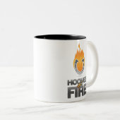 Hufe der Feuer-Tasse Zweifarbige Tasse (VorderseiteRechts)