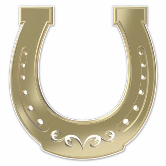 Hufeisen Aufkleber (Vorderseite)