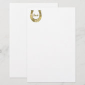 Hufeisen Briefpapier (Vorne/Hinten)