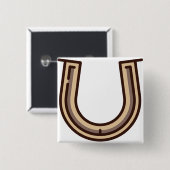 Hufeisen Button (Vorne & Hinten)