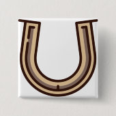 Hufeisen Button (Vorderseite)