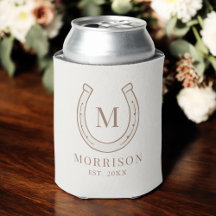 Hufeisen Country Western Monogram Hochzeit