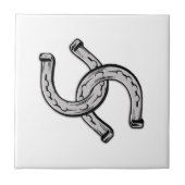 Hufeisen Fliese (Vorderseite)