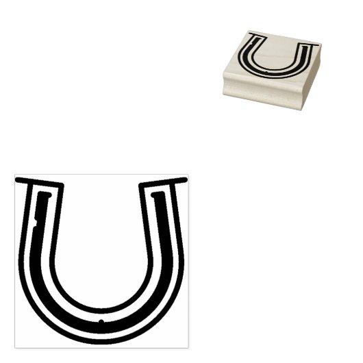 Hufeisen Gummistempel (Stempel)