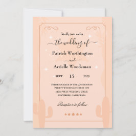 Hufeisen im Western Einladung