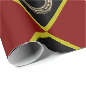 Hufeisen in Diamanten Geschenkpapier (Rolleneckpunkt)