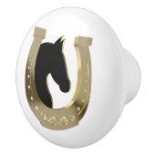 Hufeisen Keramikknauf (Rechts)