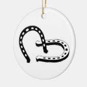 Hufeisen Keramikornament (Links)