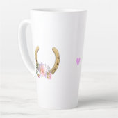 Hufeisen mit Blume & Herz Milchtasse (Linke Ecke)