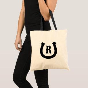 Hufeisen-Monogramm-Tüte aus Western Tragetasche