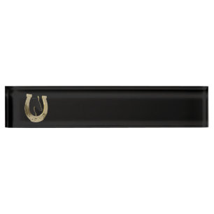 Hufeisen Namensplakette