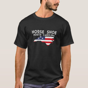 Hufeisen North Carolina USA Staat Amerika Reise T-Shirt