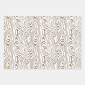 Hufeisen, Paisley, Papierblätter aus Holz Geschenkpapier Set (Vorderseite 3)