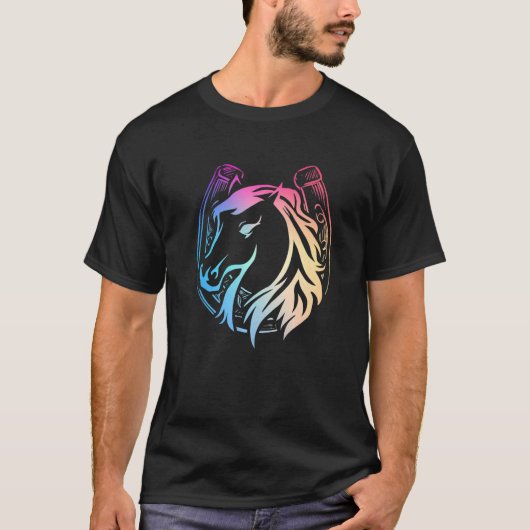 Hufeisen Premium T-Shirt (Vorderseite)