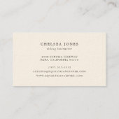 Hufeisen | Reitlehrer Visitenkarte (Rückseite)