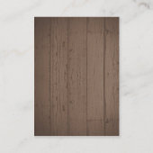 Hufeisen - Rustikale Karten (Rückseite)