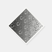 Hufeisen, Silber, Muster grau, Glück, Muster, Gras Serviette (Ecke)