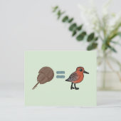 Hufeisen sind Leben Postkarte (Stehend Vorderseite)