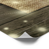 Hufeisen Sonnenblumen Brautparty Willkommen Poster (Ecke)