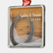 Hufeisen und Bridal Veil Silbernes Ornament (Links)