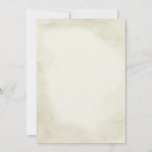 Hufeisen und Grünpflanzen Einladung (Rückseite)