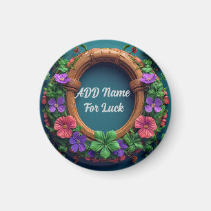Hufeisen und Kleeblatt Lucky Charm Kühlschmuck Magnet