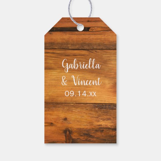 Hufeisen und Satin Western Stall Gastgeschenk Hoch Geschenkanhänger (Rückseite)