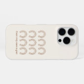 Hufeisen Western Christlich iPhone Hülle (Rückseite (Horizontal))