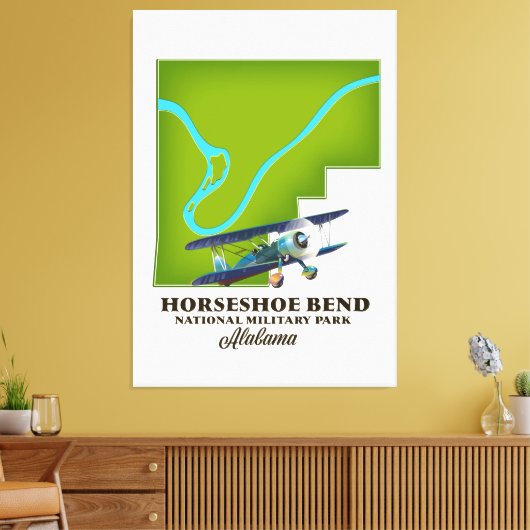 Hufeisenbiege Nationalpark Leinwanddruck (Insitu (Wohnzimmer))