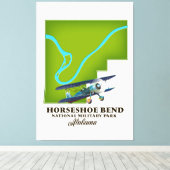 Hufeisenbiege Nationalpark Leinwanddruck (Insitu (Holzboden))