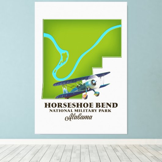 Hufeisenbiege Nationalpark Leinwanddruck (Insitu (Holzboden))