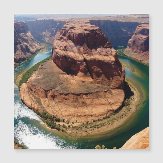 Hufeisenbiegung, Arizona Magnetkarte (Vorderseite)