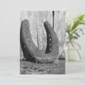 Hufeiseneinladung Einladung (Stehend Vorderseite)